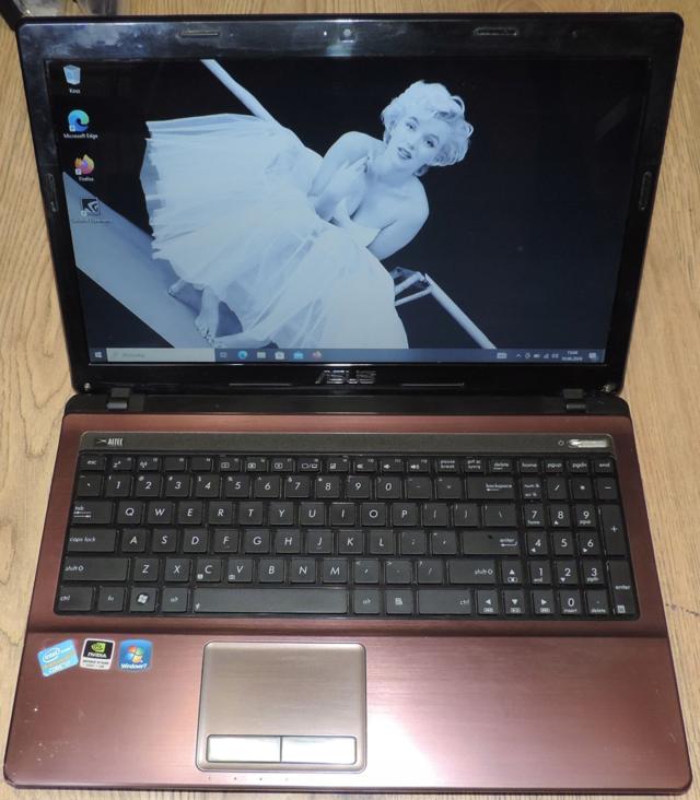 Laptop Asus A53SV i7 8Gb 256 Gb SSD GeForce GT540 15,6"