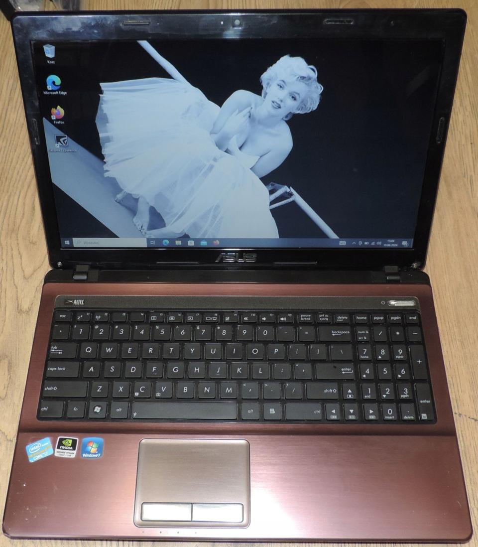 Laptop Asus A53SV i7 8Gb 256 Gb SSD GeForce GT540 15,6"