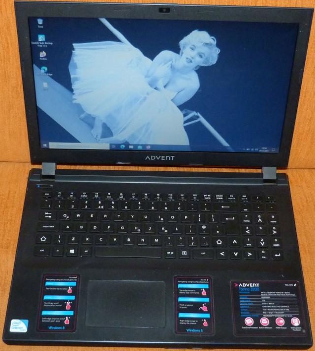 Laptop Advent Torino z200 N2815 8 Gb SSD 15,6"