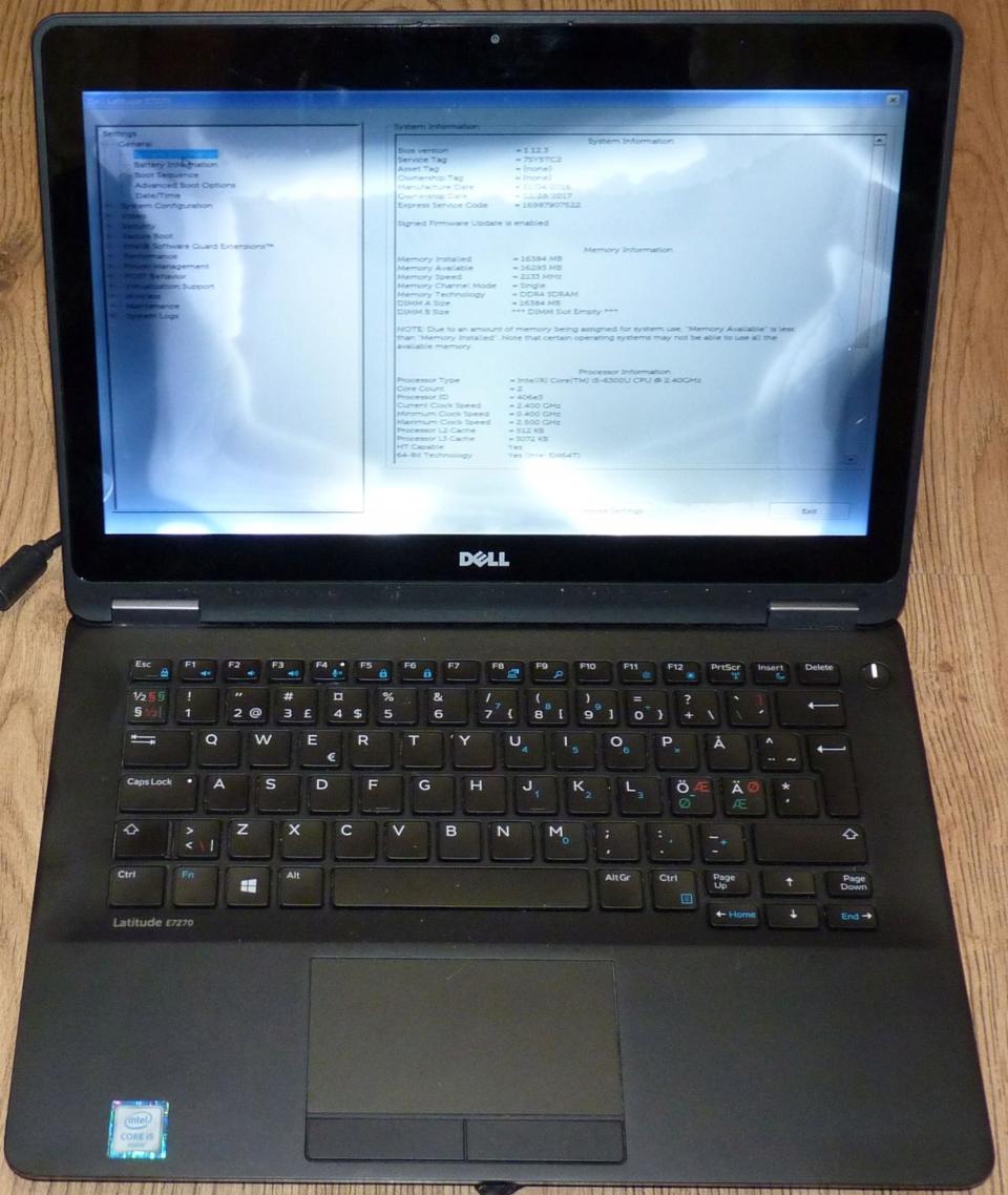 DELL LATITUDE E7270 12,5 i5 0 GB TOUCH golas No.38