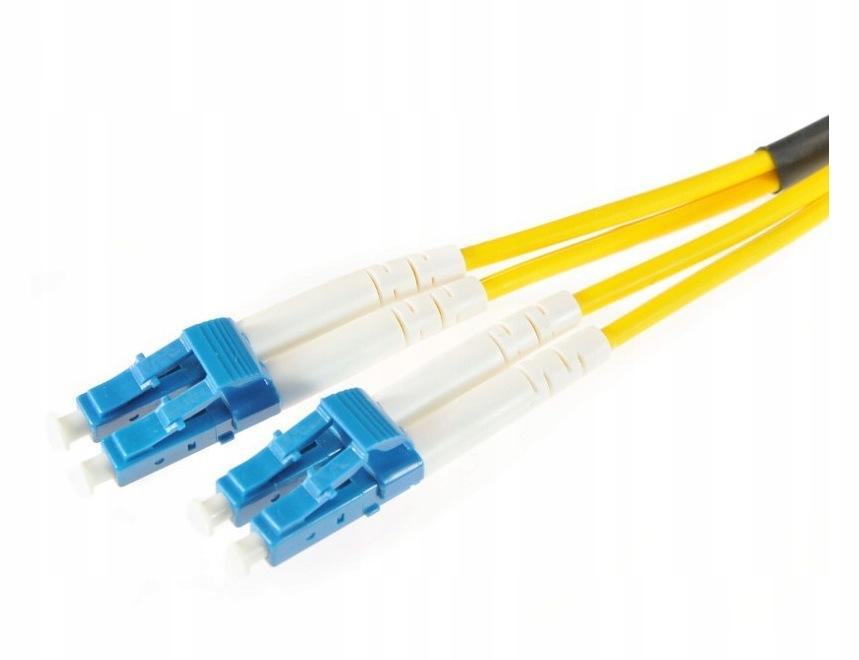 PATCHCORD ŚWIATŁOWODOWY SM LC/UPC-LC/UPC DUPLEX 3m