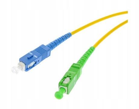 PATCHCORD ŚWIATŁOWODOWY SM SC/UPC-SC/APC SIMPLEX 2m