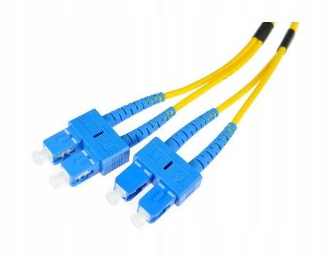 PATCHCORD ŚWIATŁOWODOWY SM SC/UPC-SC/UPC DUPLEX 2m
