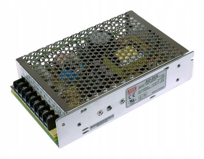 ZASILACZ BUFOROWY IMPULSOWY MEAN WELL AD-55A 13,8V/3,5A