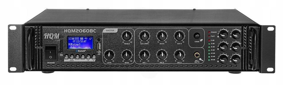 WZMACNIACZ HQM2060BC RADIO FM/MP3/BLUETOOTH 60W
