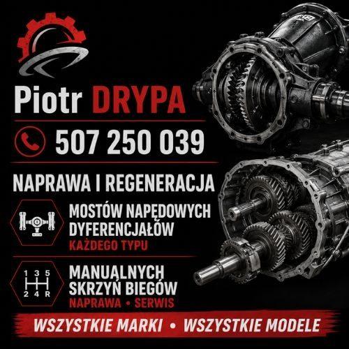 NAPRAWA  REGENERACJA  MOSTÒW  NAPĘDOWYCH  DYFERENCJAŁÒW I SKRZYŃ BIEGÓW MANUALNYCH
