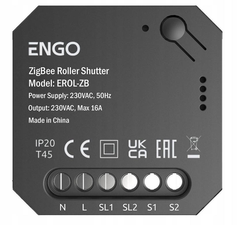 ENGO Controls EROL-ZB - Sterownik Rolet do systemu ENGO Smart, ZigBee