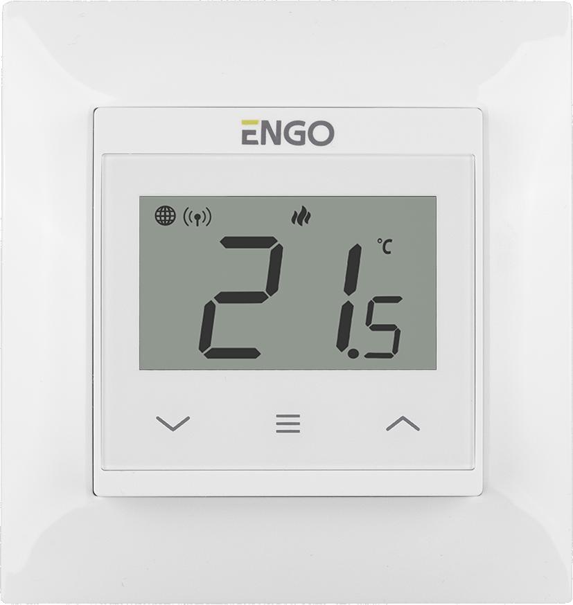 ENGO Controls E55-W - Internetowy, podtynkowy regulator temperatury