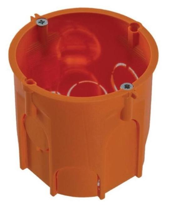 Puszka PK60 Lux głęboka z wkrętami pomarańczowa Pawbol A.0001LDP