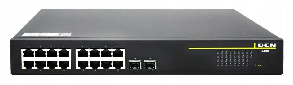 SWITCH DCN ES430-18P-POE L2 16xPoE+/2xSFP (250W)