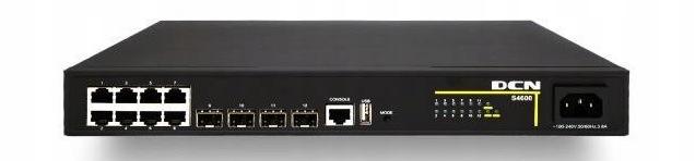SWITCH DCN S4600-12X-P-SI L2 8xPoE+/4xSFP+ (125W)