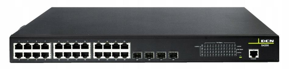 SWITCH DCN S4200-28P-PL-SI-R2 L2 24xPoE+/4xSFP (200W)