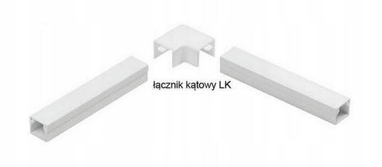 Osprzęt do listew elektroinstalacyjnych, łącznik kąt BIAŁY LK 40x25 (1szt.)