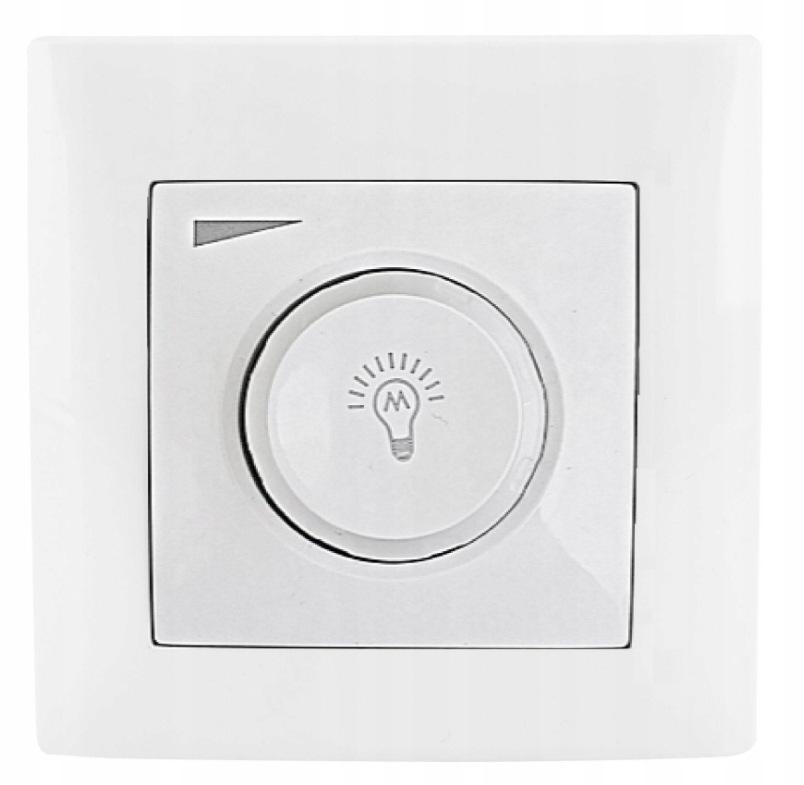 Ściemniacz obrotowy LED 200/600W VCX WESA LC 36A Biały