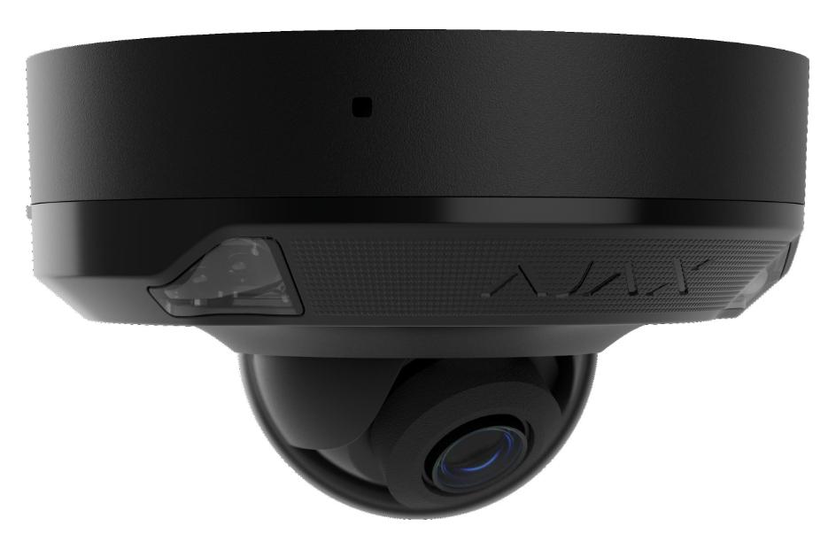 Ajax Kamera HL - kopułka (szklana) DomeCam Mini (5 Mp/2.8 mm) (8EU) - czar.
