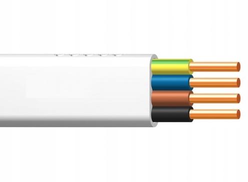 Przewód elektryczny ZEIT płaski 4x1,5 mm² 100 m