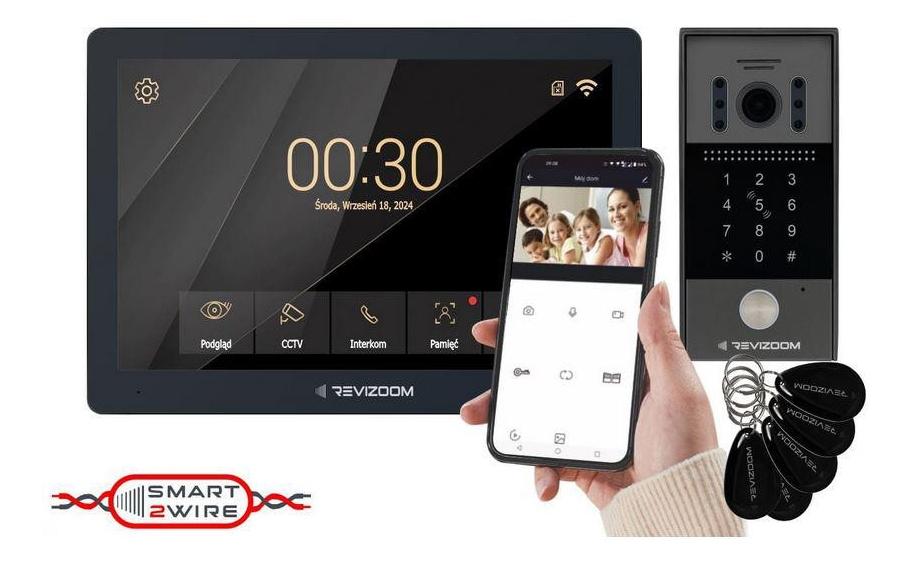 Wideodomofon REVIZOOM RM-T203HD BLACK/RC-212HD-CK1