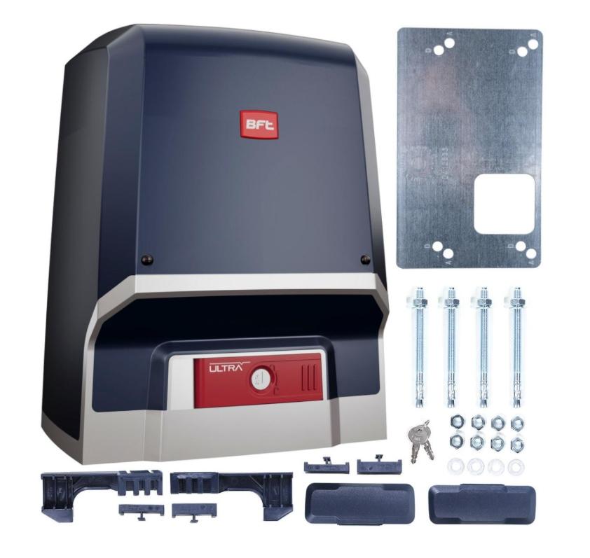 Napęd/siłownik BFT ARES ULTRA BT B1500 do 1500kg bram przesuwnych