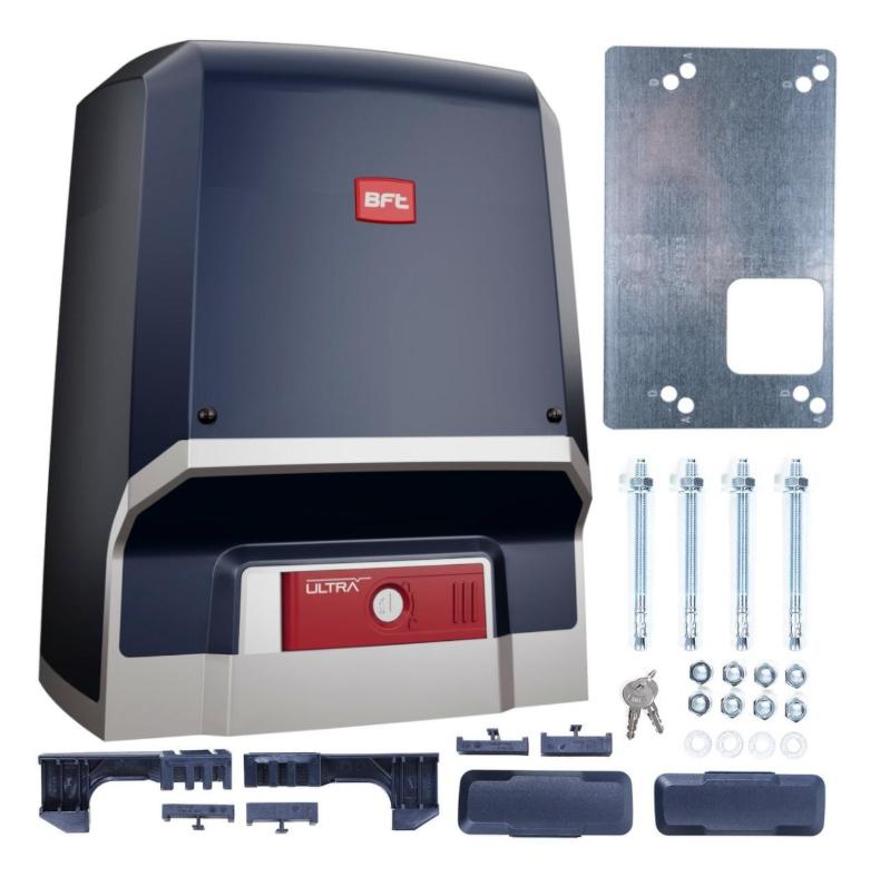 Napęd/siłownik BFT ARES ULTRA BT B1000 do 1000kg bram przesuwnych