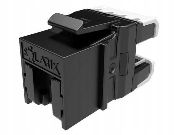 Moduł Keystone szybkozaciskowy narzędziowy SOLARIX Cat.6 UTP RJ45 czarny
