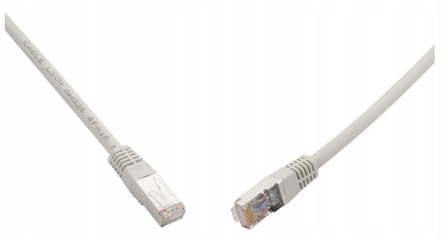 PATCHCORD SKRĘTKA SOLARIX CAT.6A SFTP 3m szary