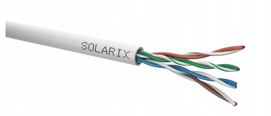 KABEL SKRĘTKA SOLARIX CAT.5E U/UTP PVC karton 305m