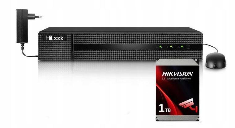 Rejestrator 5w1 Hilook 4 kanałowy 5MP DVR-4CH-5MP z dyskiem 1TB