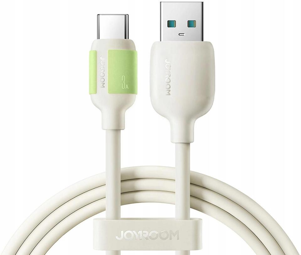 Kabel Joyroom S-A53 3A USB-A - USB-C z fluorescencyjną końcówką 1,2 m