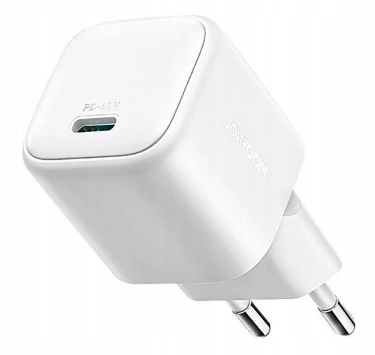 Ładowarka sieciowa Joyroom JR-TCG15 Mini 30W GaN USB-C biała