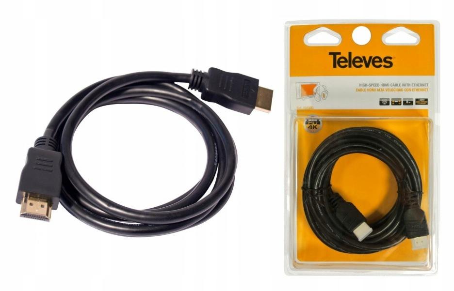 Kabel HDMI 2.0 Televes ref. 494503 5m 4K