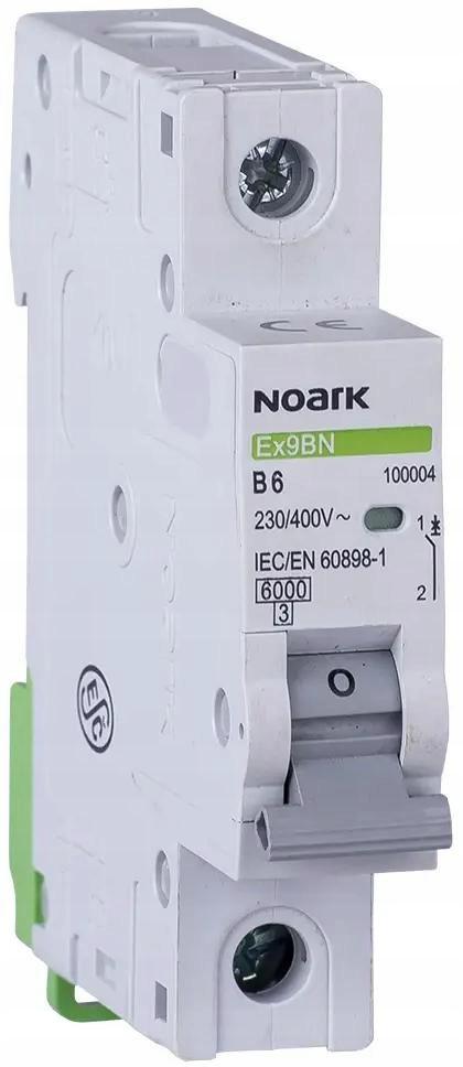 WYŁĄCZNIK NADPRĄDOWY 6 KA, C, 25A, 1P, Ex9BN 1P C25 Noark 100100