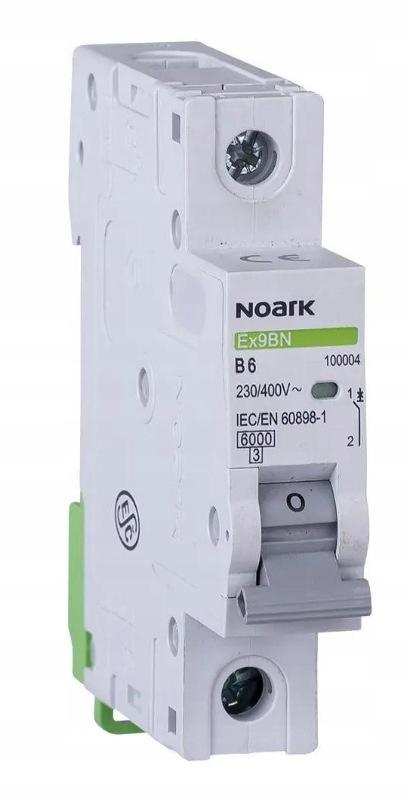 WYŁĄCZNIK NADPRĄDOWY 6 KA, C, 10A, 1P, Ex9BN 1P C10 Noark 100096