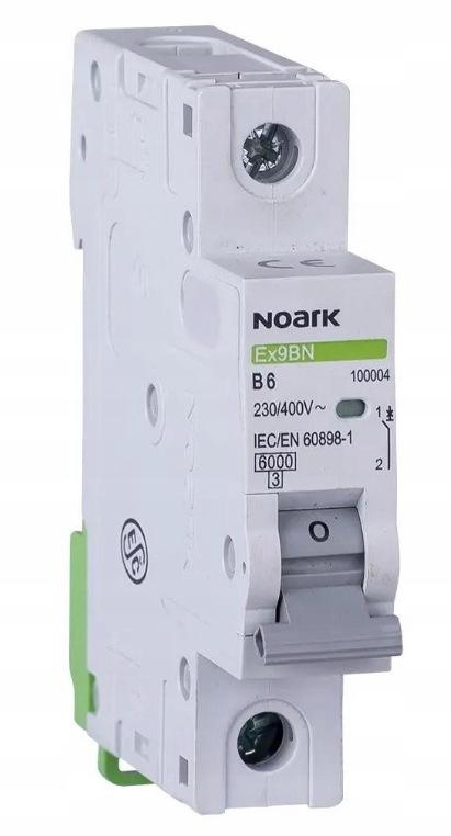 WYŁĄCZNIK NADPRĄDOWY 6 KA, B, 20A, 1P, Ex9BN 1P B20 Noark 100009