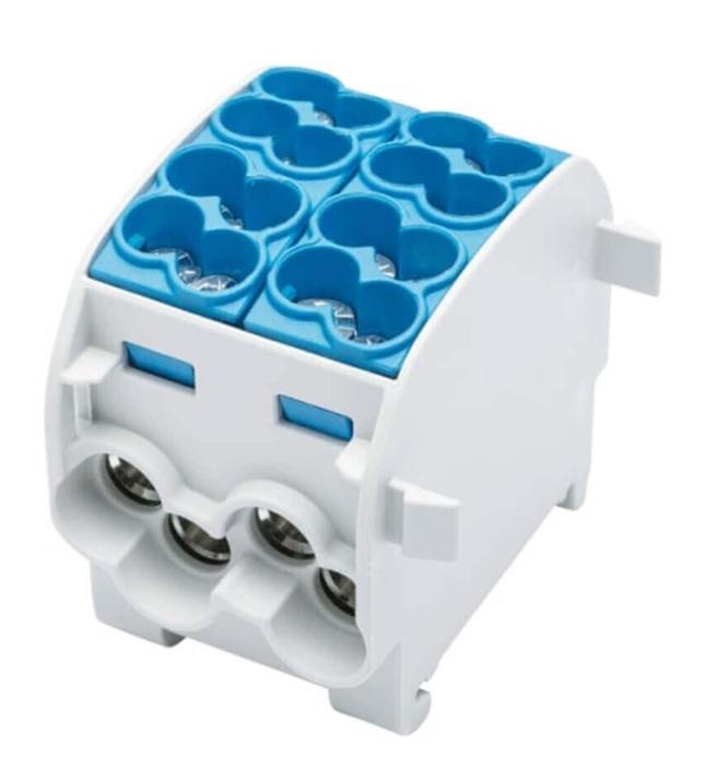 Blok rozdzielczy SCB 25-2 Al/Cu 80120 SIMBLOCK niebieski 81505003