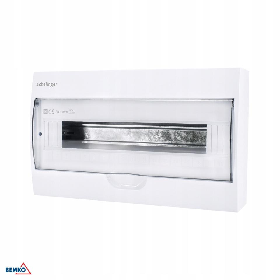 Rozdzielnica natynkowa IP40 ZACISKI 18N+18PE 1x18P