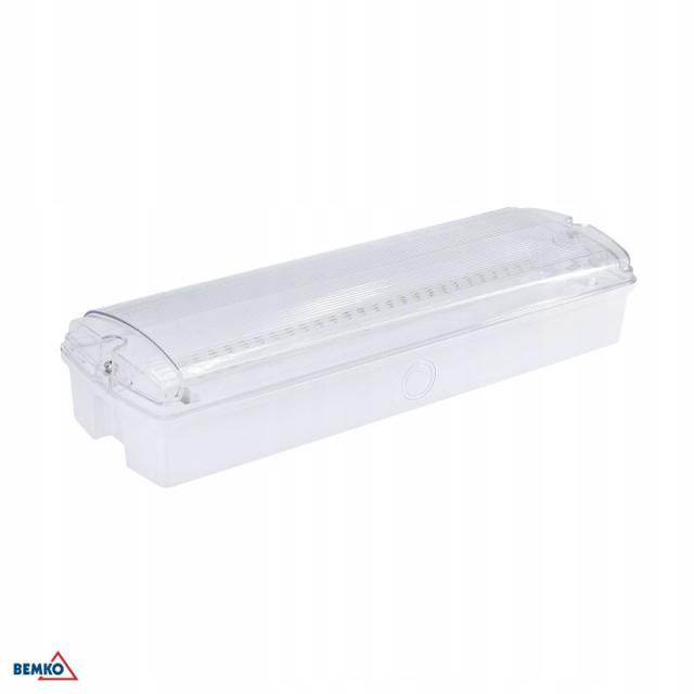 Oprawa awaryjna natynkowa GALER 3H 3.5W IP65 CNBOP Z ZESTAWEM PIKTOGRAMoW