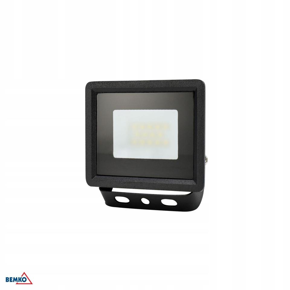 Naświetlacz LED SMD KASTEL 10W 4000K 800LM IP65 czarny