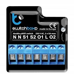 Przełącznik Blebox SwitchBoxD WiFi 230V dwukanałowy sterowany z aplikacji