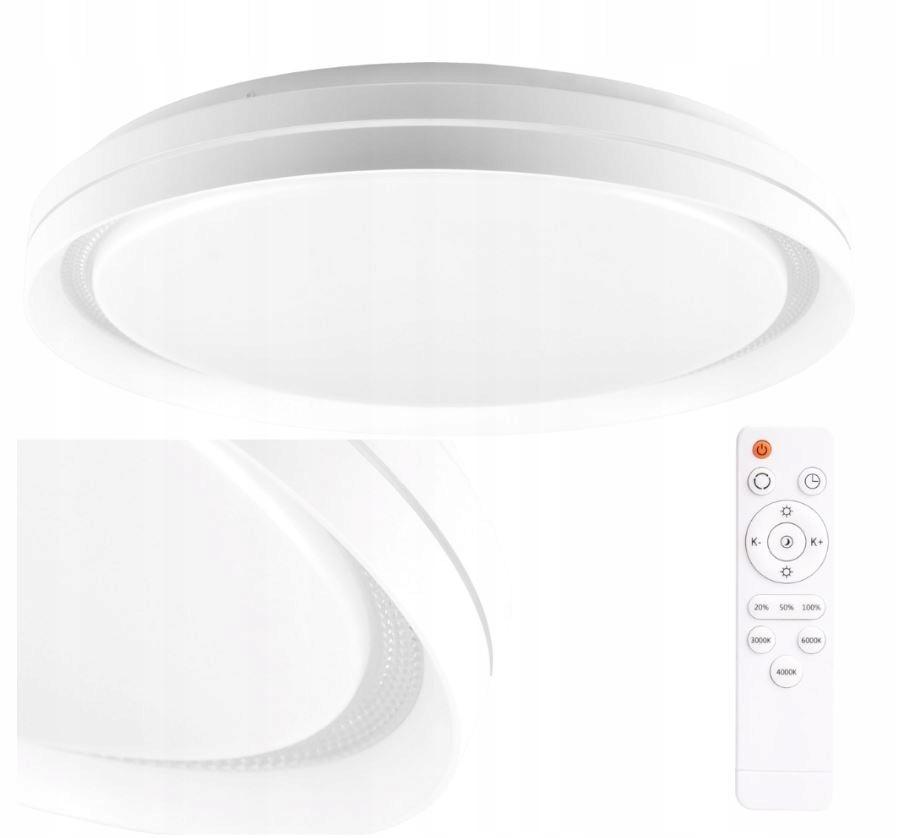 Plafon SUFITOWY okrągły LED ELIZA DUŻY 50 72W 3000-4000-6000K z pilotem IR