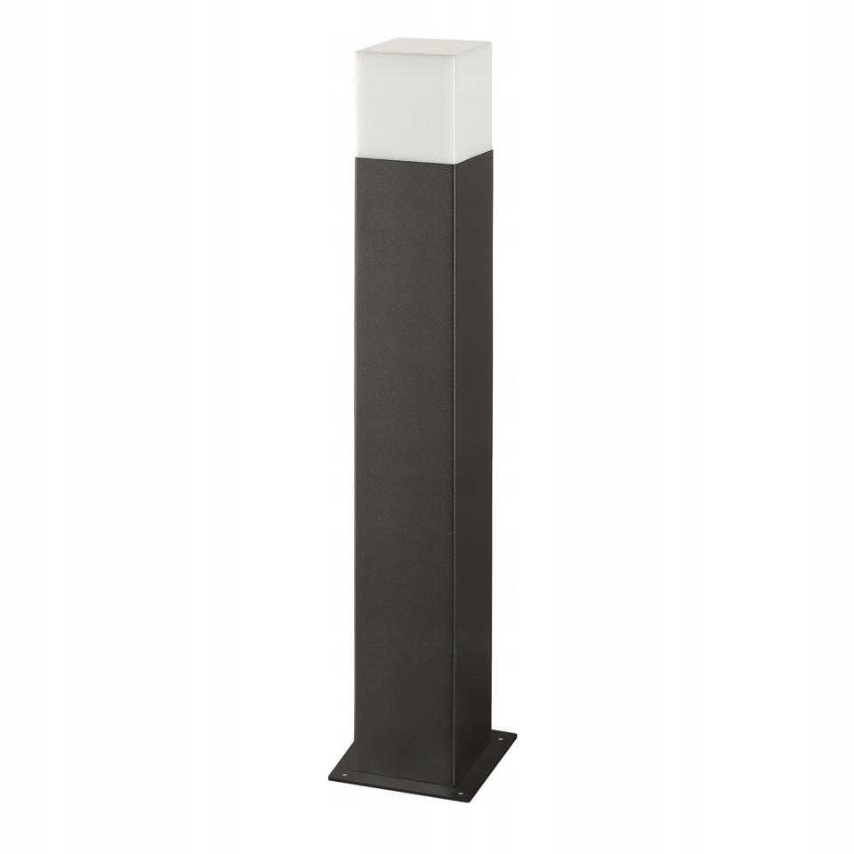 Lampa zewn. słupek oświetleniowy NEW YORK stojąca 44cm grafit E27 szary
