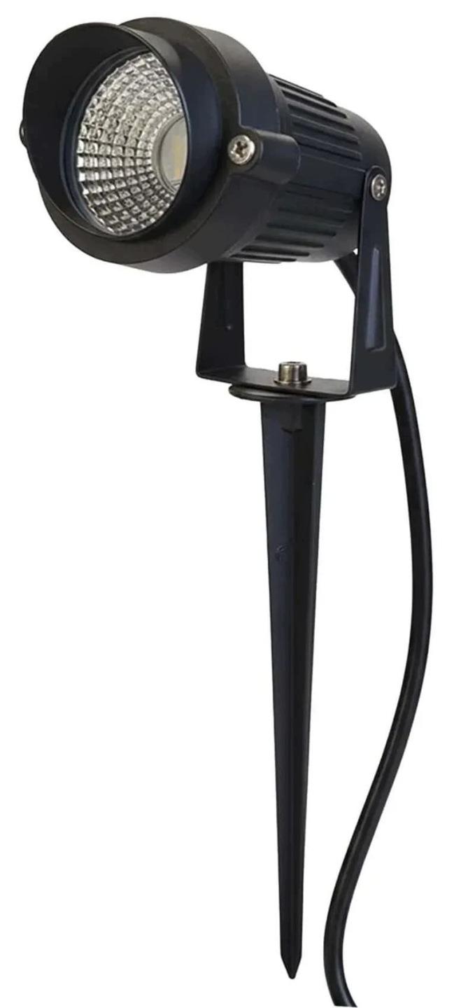 Lampa wbijana reflektor KYRA RGBW Goldlux czarny 20 cm pilot IR