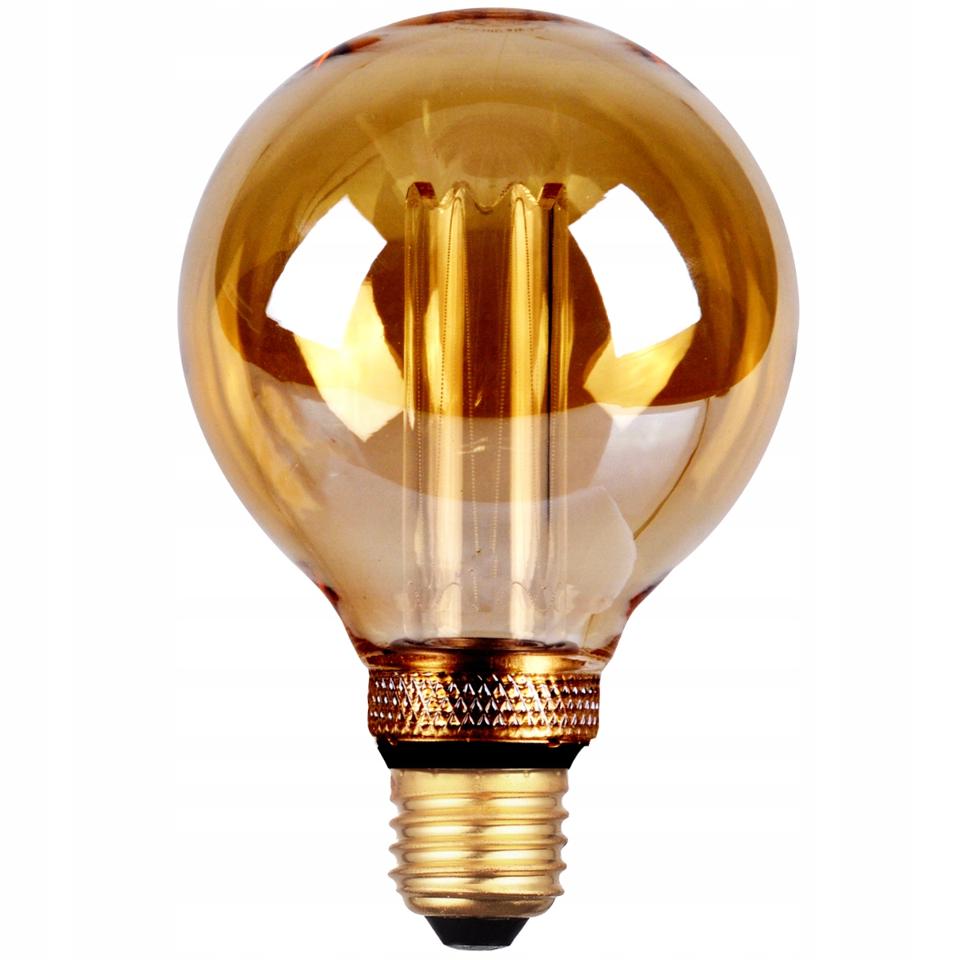 Żarówka filament E27 G95 LED 4W VINTAGE Retro Deco 4W 200lm 1800K