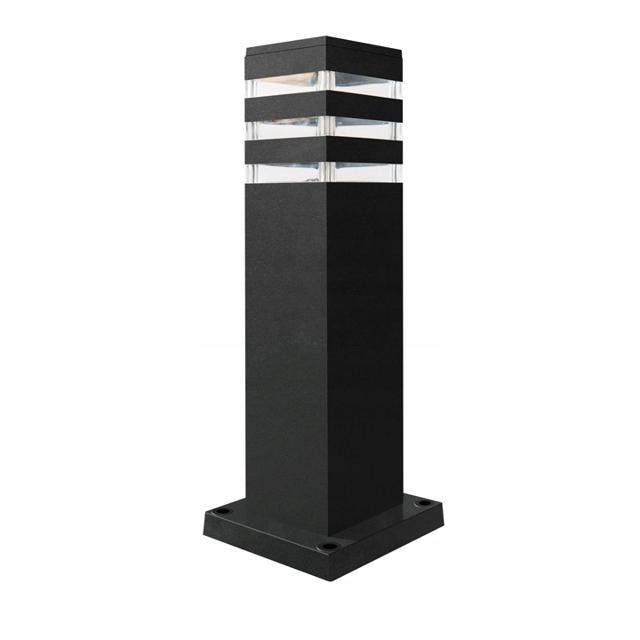 Słupek oświetleniowy lampa TEKSAS stojąca 44cm E27 grafit