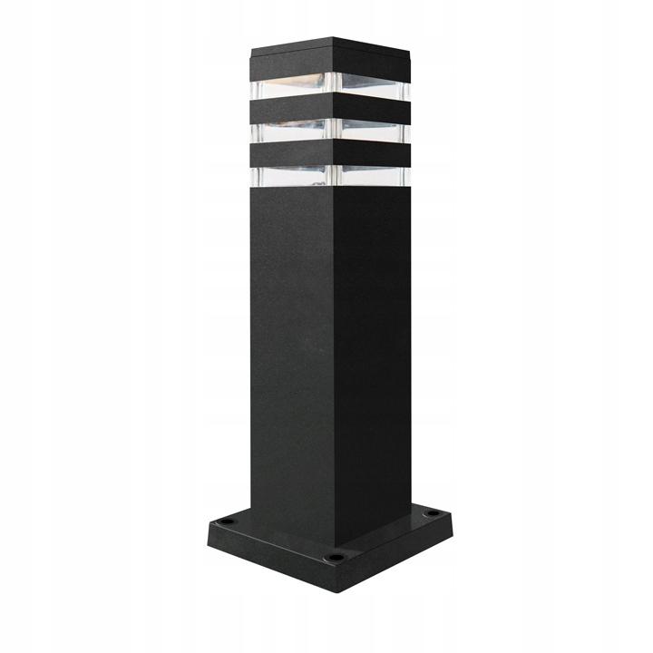 Słupek oświetleniowy lampa TEKSAS stojąca 44cm E27 grafit