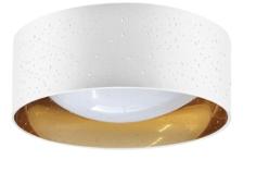 Plafon LED TULUZA 32cm biało-złoty 18W 1850lm 4000K
