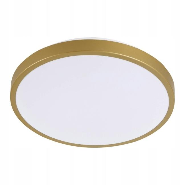 Plafon LED LIBRA 30 Złoty okrągły 15W 1600lm 4000K