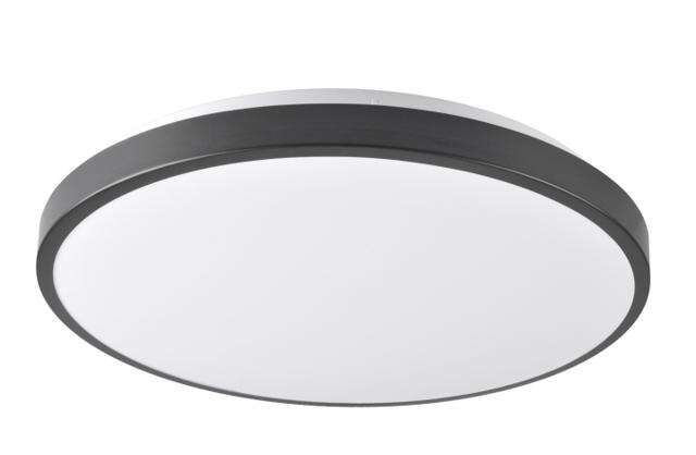 Plafon LED LIBRA 30 Czarny okrągły 15W 1600lm 4000K