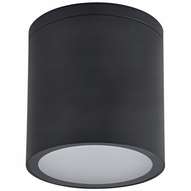 Lampa elewacyjna OHIO Goldlux 700lm sufitowa GU10 czarna zasilanie sieciowe