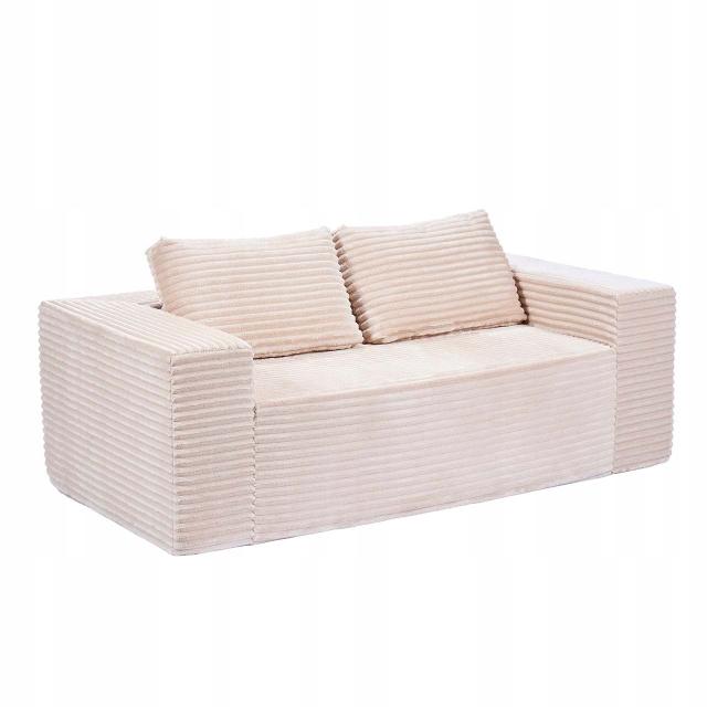 Sofa kompresyjna YANA B Domaison 180 x 90 cm beżowy