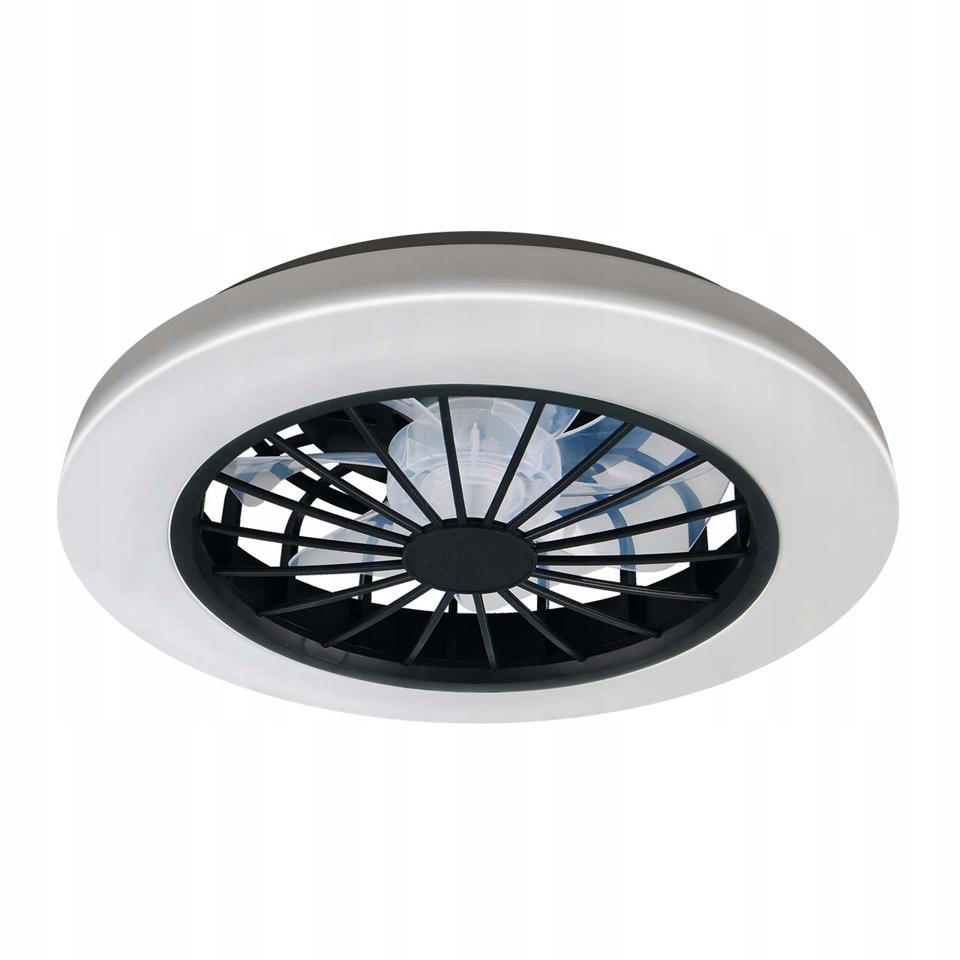 Plafon LED GHANA 24W 3000-6500K + wentylator 15W z pilotem IR